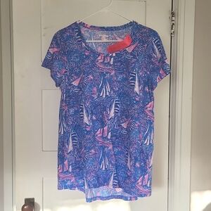 Lilly Pulitzer Etta Scoopneck Top